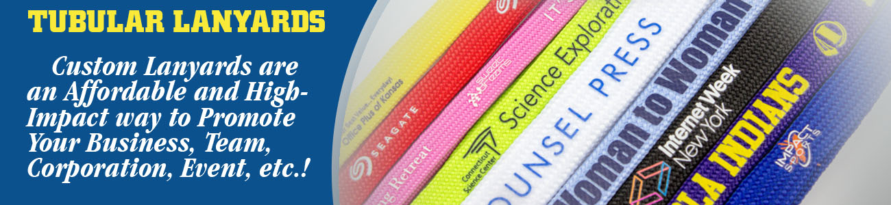 Tubular Lanyards Banner from Discount-Lanyards.com